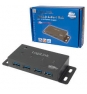 HUB LOGILINK 4 PUERTOS USB 3.0 NEGRO UA0149 