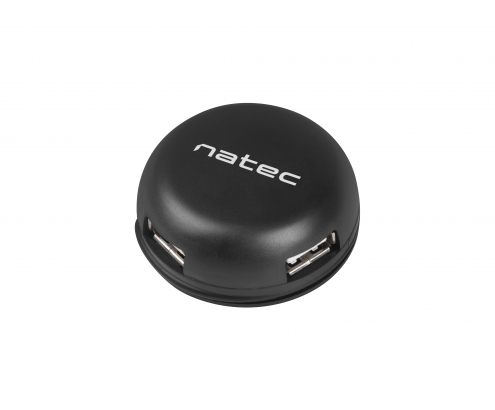 Hub natec bumblebee usb 2.0 4puertos 480 Mbit/s negro NHU-1330
