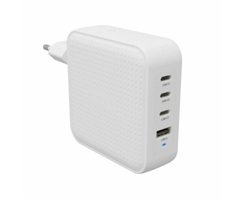 HYPER HJ1002WHWWGL cargador de dispositivo móvil Portátil, Smartphone, Tableta Blanco Corriente alterna Carga rápida Interior
