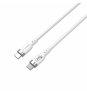 HYPER HJ4001WHGL cable USB USB 2.0 1 m USB C 0,48 Gbit/s 240 W Blanco