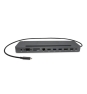 i-tec Metal SB-C Ergonomic 4K 3x Display Docking Station with Power Delivery 85 W + Universal Charger 100 W