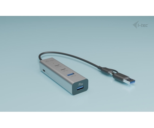 i-tec Metal Universal Charging HUB 2xUSB-C + 2x USB-A Port + Power Delivery 85W