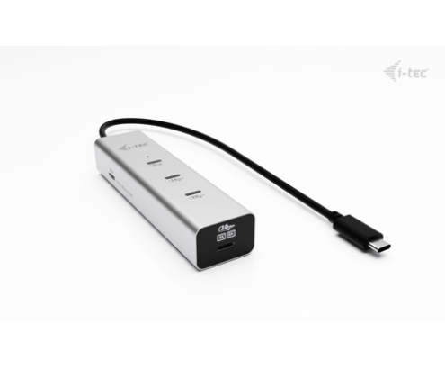 i-tec Metal USB-C Charging HUB 5port with USB-C video 8K + Power Delivery 85W