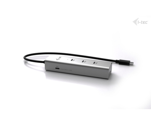 i-tec Metal USB-C Charging HUB 5port with USB-C video 8K + Power Delivery 85W