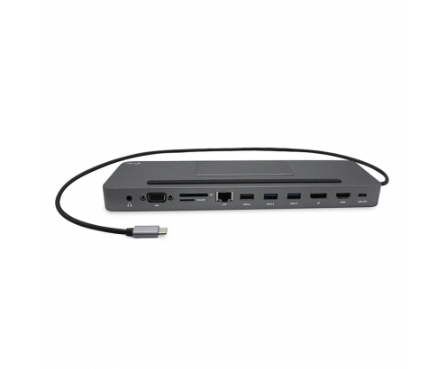 i-tec Metal USB-C Ergonomic 4K 3x Display Docking Station + Power Delivery 85 W