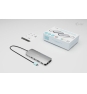 i-tec Metal USB-C Nano 3x Display Dock, 2x HDMI 1x USB-C video + Power Delivery 140W