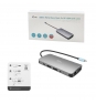 i-tec Metal USB-C Nano 3x Display Docking Station + Power Delivery 100 W 