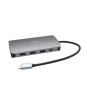 i-tec Metal USB-C Nano Dock HDMI/VGA with LAN + Charger 100W