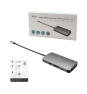 i-tec Metal USB-C Nano Dock HDMI/VGA with LAN + Charger 100W
