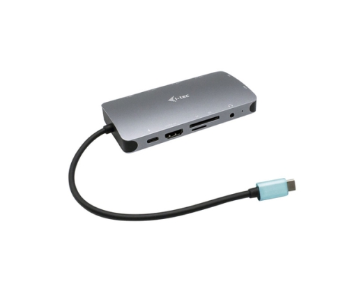 i-tec Metal USB-C Nano Dock HDMI/VGA with LAN + Charger 100W