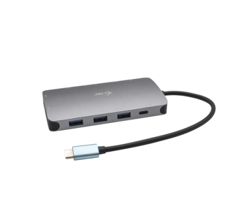i-tec Metal USB-C Nano Dock HDMI/VGA with LAN + Charger 100W