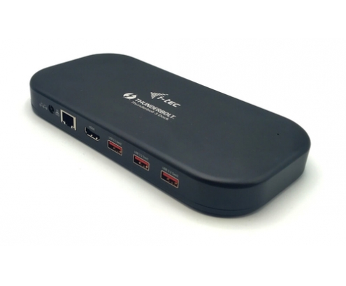 i-tec Thunderbolt 3/USB-C Dual 4K Docking Station + USB-C to DisplayPort Cable (1,5 m) + Power Delivery 60W