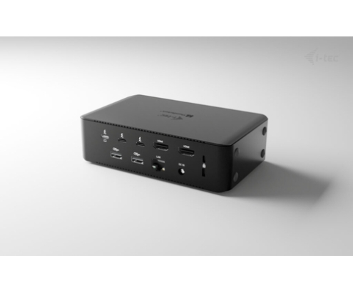i-tec Thunderbolt5 Quattro Display Docking Station, 5x USB, 2.5 GLAN + Power Delivery 140W