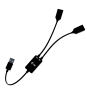 i-tec USB-A Cable HUB 2 port (2x USB-A)