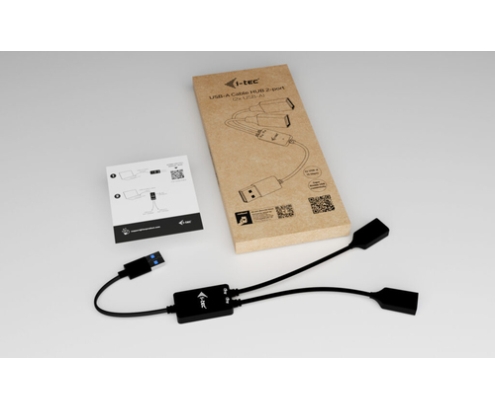 i-tec USB-A Cable HUB 2 port (2x USB-A)