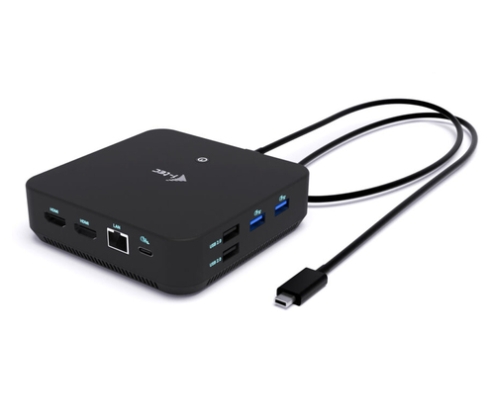 i-tec USB-C DP Dual HDMI Docking Station with Power Delivery 100 W
