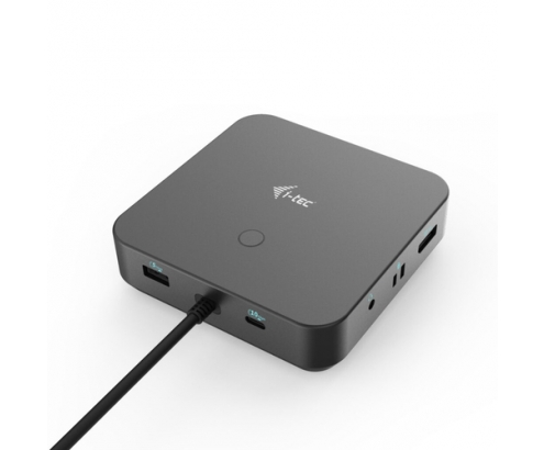 i-tec USB-C HDMI Dual DP Docking Station with Power Delivery 100 W + Universal Charger 100 W