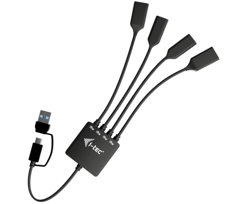 i-tec USB-C/USB-A Cable HUB 4 port (2x USB-C, 2x USB-A)