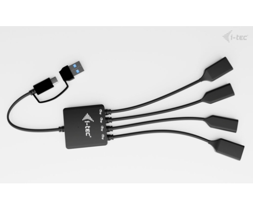 i-tec USB-C/USB-A Cable HUB 4 port (2x USB-C, 2x USB-A)