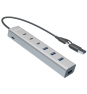 i-tec USB-C/USB-A Charging Metal HUB 7 port (3x USB-C, 4x USB-A)