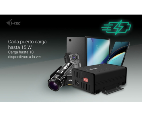 i-tec USB-C/USB-A Metal Charging + data HUB, 15W per port, 10x USB-C