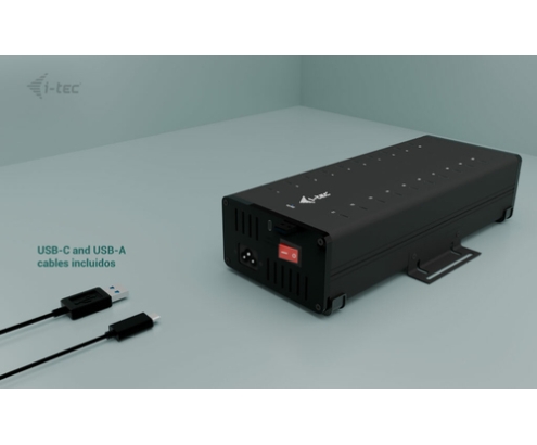 i-tec USB-C/USB-A Metal Charging + data HUB, 15W per port, 20x USB-C