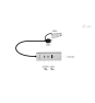 i-tec USB-C/USB-A Metal HUB 3 (2x USB-C, 1x USB-A) Port + 2.5GLAN