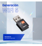 iggual Adaptador USB Wifi 600 Mbps dual 2.4G/5G