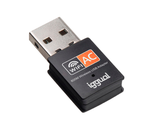 iggual Adaptador USB Wifi 600 Mbps dual 2.4G/5G