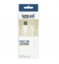 iggual Cable de conector Lightning/USB A 1 m Blanco