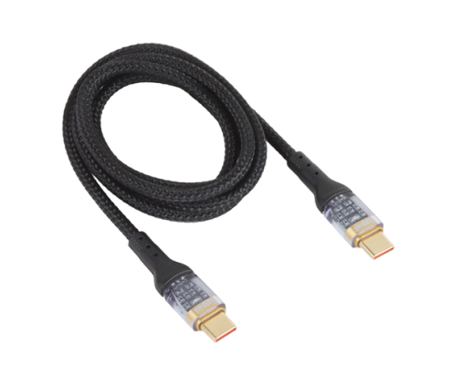 iggual Cable tipo C a tipo C 3A 1 metro trenzado LED