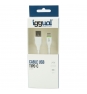 iggual Cable USB A/USB C 1 m Blanco