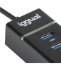 iggual Hub USB 3.0 tipo C x 4 puertos HUB-C-4p
