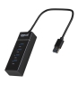 iggual Hub USB-A 3.0 x 4 puertos HUB-A-4p