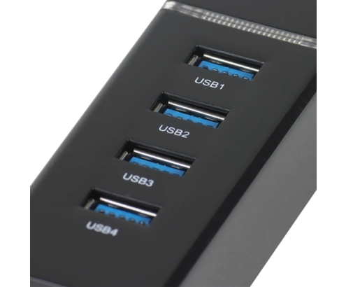 iggual Hub USB-A 3.0 x 4 puertos HUB-A-4p