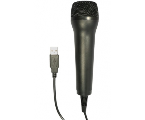 iggual Microfono para videoconsola USB Negro 