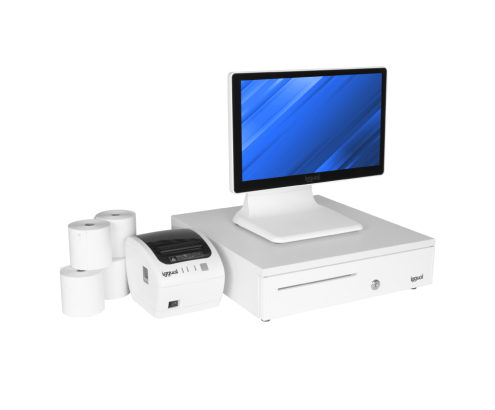 iggual Pack completo TPV blanco 15,6