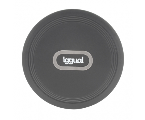 iggual Qi fast Cargador inalambrico 15w universal gris 