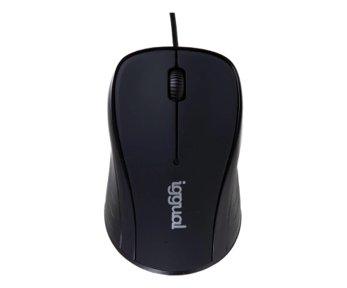iggual Ratón óptico XS-KIDS-1600DPI negro