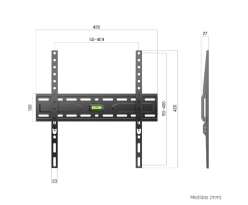 iggual SPTV11-L Soporte TV pared Fijo 21
