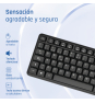 iggual Teclado USB estándar CK-SILENT-105T negro