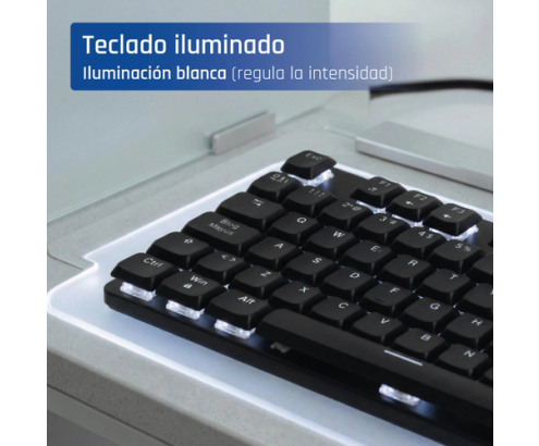 iggual Teclado USB mecánico CK-MECHA-105T negro