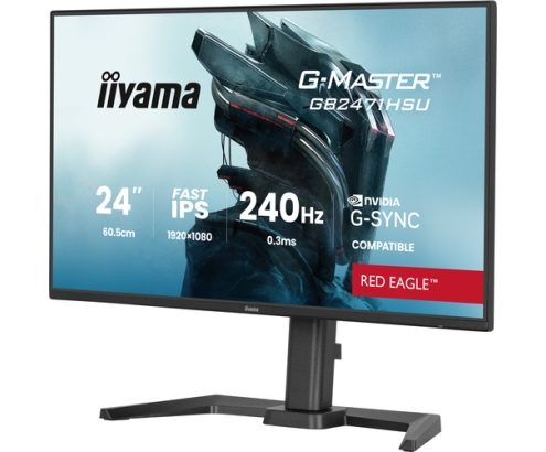 iiyama G-MASTER GB2471HSU-B1 pantalla para PC 60,5 cm (23.8