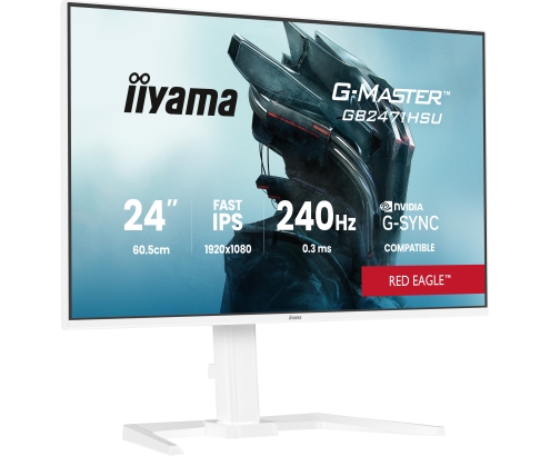 iiyama G-MASTER GB2471HSU-W1 pantalla para PC 60,5 cm (23.8