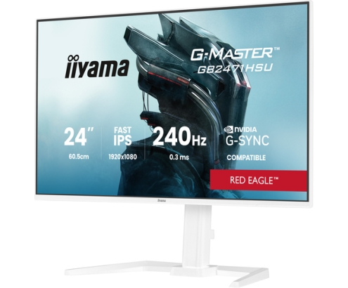 iiyama G-MASTER GB2471HSU-W1 pantalla para PC 60,5 cm (23.8