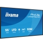 iiyama LH5575UHS-B2AG pantalla de señalización Pantalla plana para señalización digital 138,7 cm (54.6