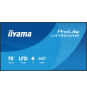 iiyama LH7564UHS-B1AG pantalla de señalización Pantalla plana para señalización digital 190,5 cm (75