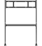 iiyama MD-CART02-S1 soporte para pantalla de señalización 2,18 m (86