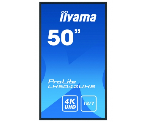iiyama Pantalla de señalización digital 49.5P VA 4K Ultra HD Negro Android 8.0