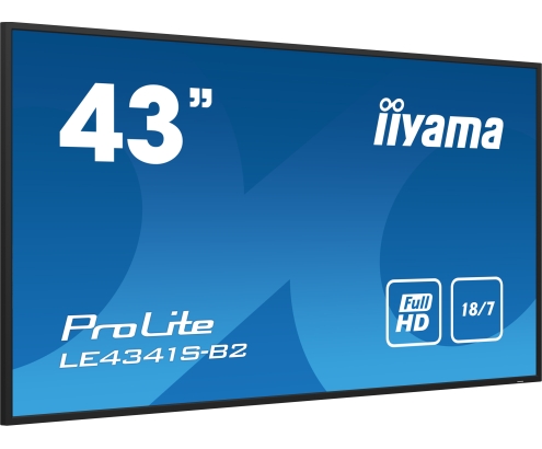 iiyama PROLITE LE4341S-B2 Pantalla plana para señalización digital 108 cm (42.5